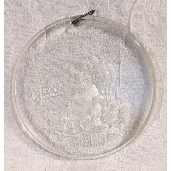 Vtg 1980 Ziggy Christmas Ornament Shoppe Blessings From Clear Acrylic 80s Retro - Picture 10 of 15